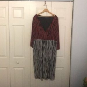 Long sleeve Igigi midi dress